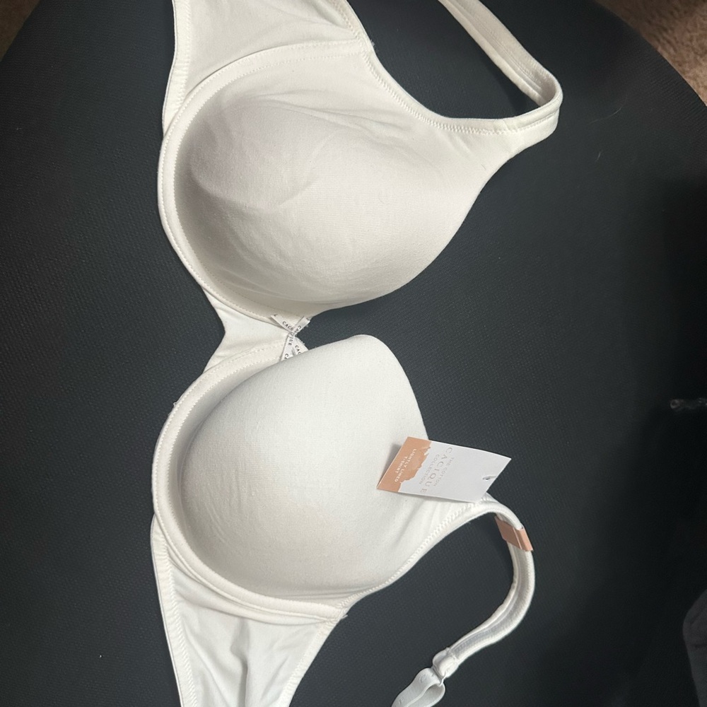 White Padded Bra